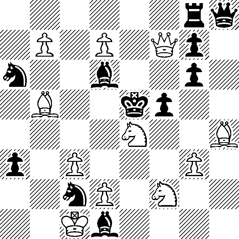 6rq/1P1P1Qp1/n2b2p1/1B2kp2/4N2B/p1P3P1/2nP1N2/2Kb4