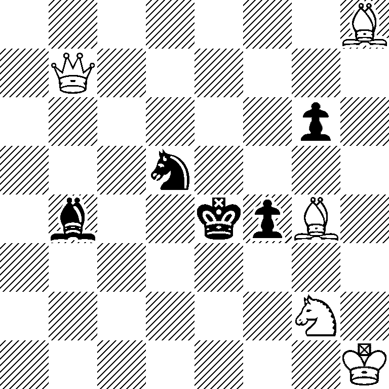 7B/1Q6/6p1/3n4/1b2kpB1/8/6N1/7K