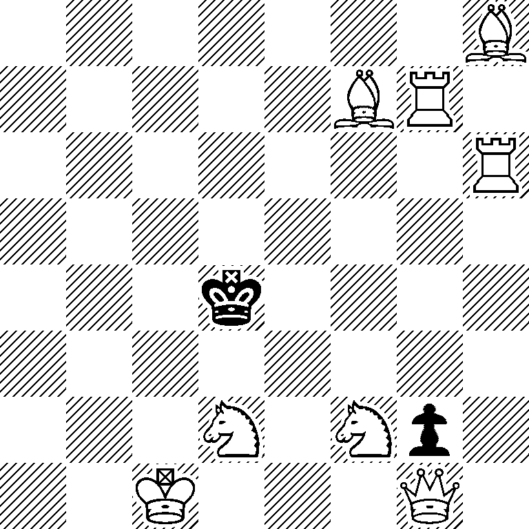 7B/5BR1/7R/8/3k4/8/3N1Np1/2K3Q1