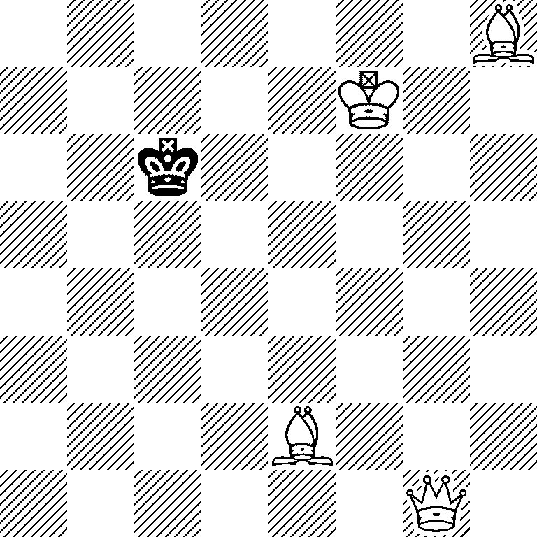 7B/5K2/2k5/8/8/8/4B3/6Q1