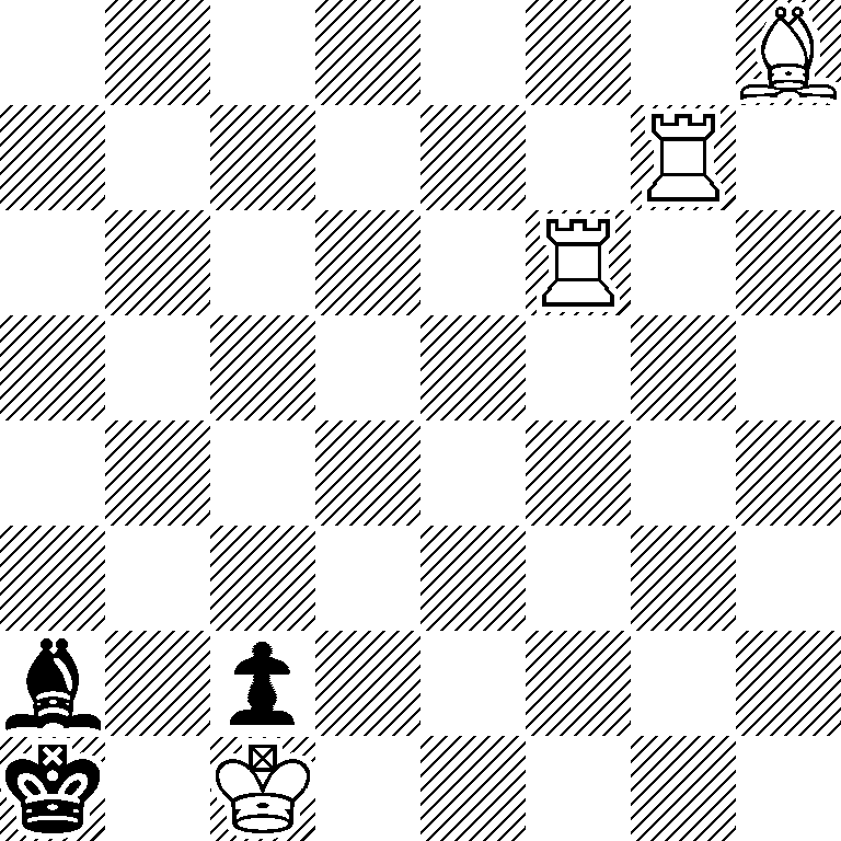 7B/6R1/5R2/8/8/8/b1p5/k1K5
