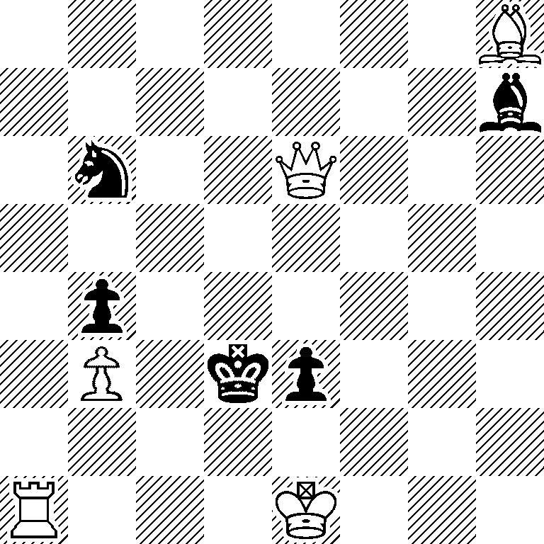 7B/7b/1n2Q3/8/1p6/1P1kp3/8/R3K3