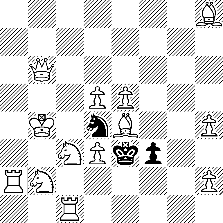 7B/8/1Q6/3PP3/1K1nB2P/2NPkp2/RN5P/2R5