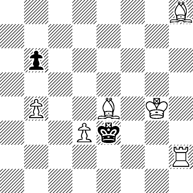 7B/8/1p6/8/1P2B1K1/3Pk3/7R/8