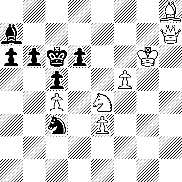 7B/b6Q/ppkp2K1/2p2P2/2P1N3/2n1P3/8/8