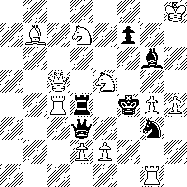 7K/1B1N1p2/6b1/2Q1N3/2Rr1kPP/3q2n1/3PP3/6R1