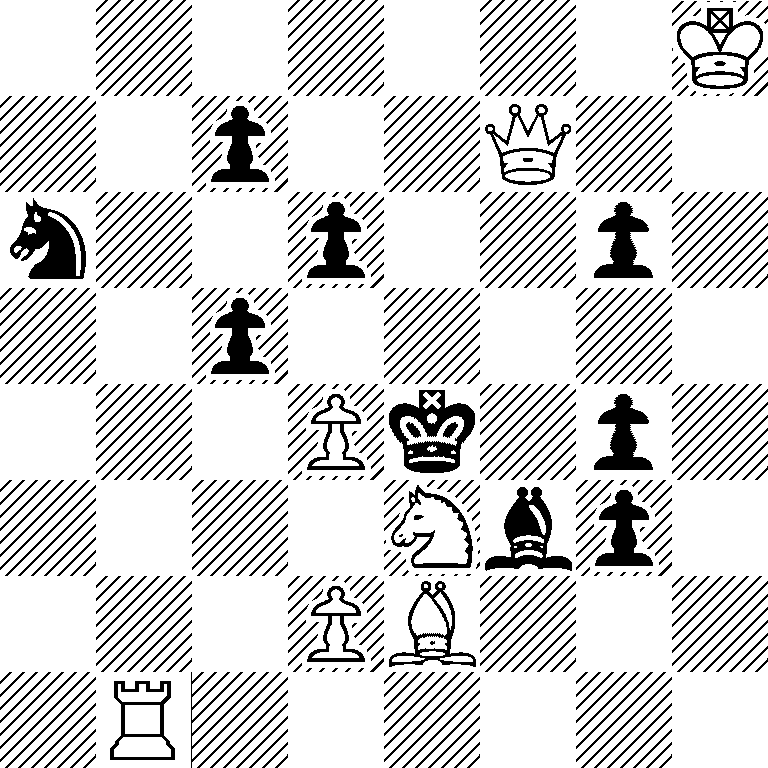 7K/2p2Q2/n2p2p1/2p5/3Pk1p1/4Nbp1/3PB3/1R6