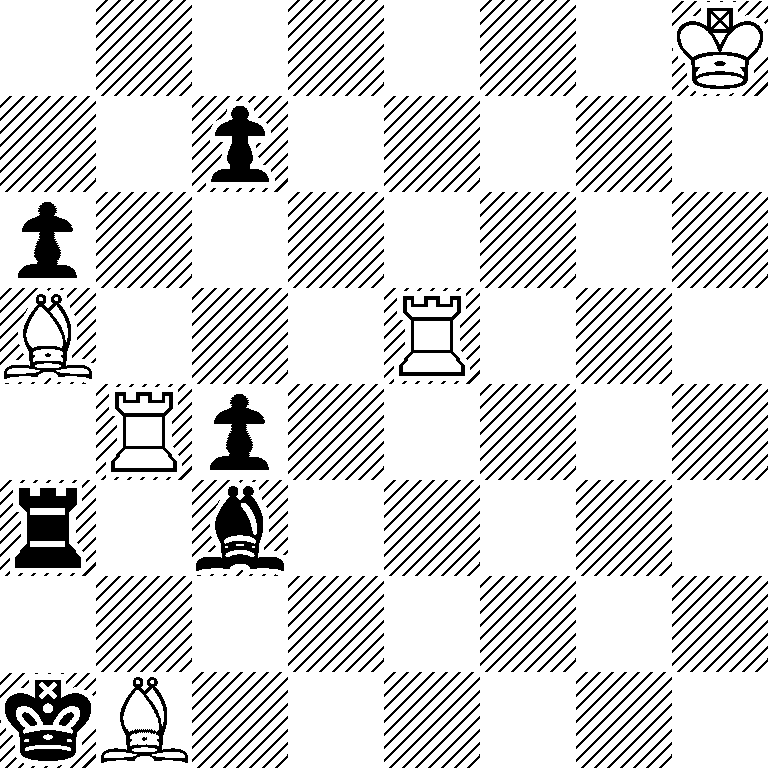 7K/2p5/p7/B3R3/1Rp5/r1b5/8/kB6