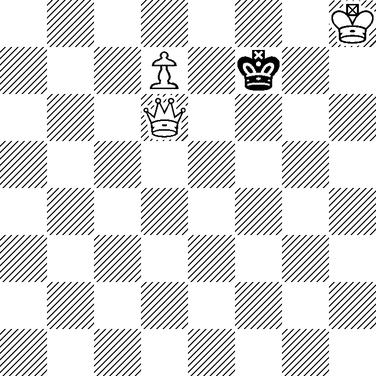 7K/3P1k2/3Q4/8/8/8/8/8