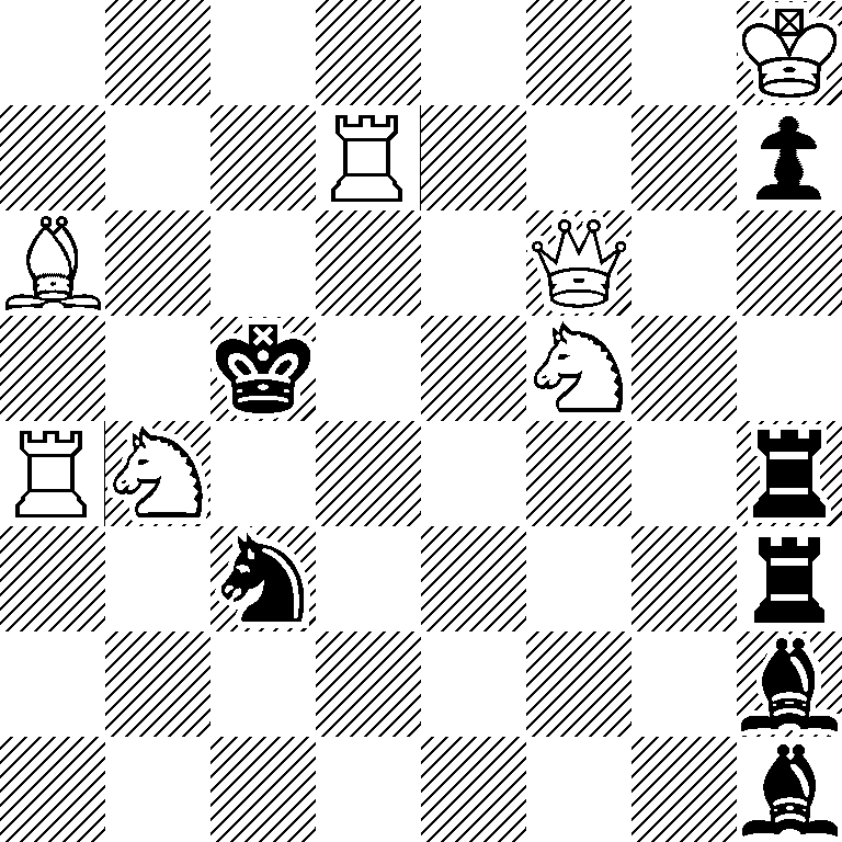 7K/3R3p/B4Q2/2k2N2/RN5r/2n4r/7b/7b