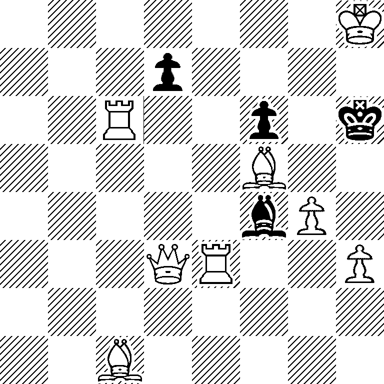 7K/3p4/2R2p1k/5B2/5bP1/3QR2P/8/2B5