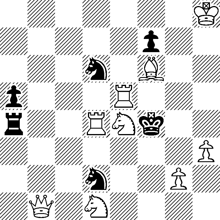7K/5p2/3n1B2/p3R3/r2RNk2/7P/3n2P1/1Q1N4