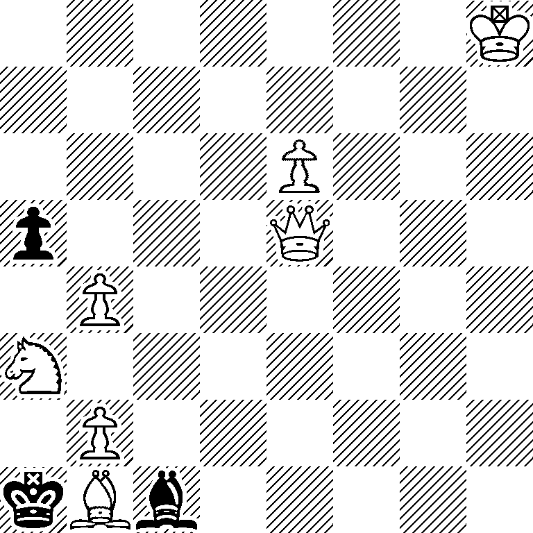 7K/8/4P3/p3Q3/1P6/N7/1P6/kBb5