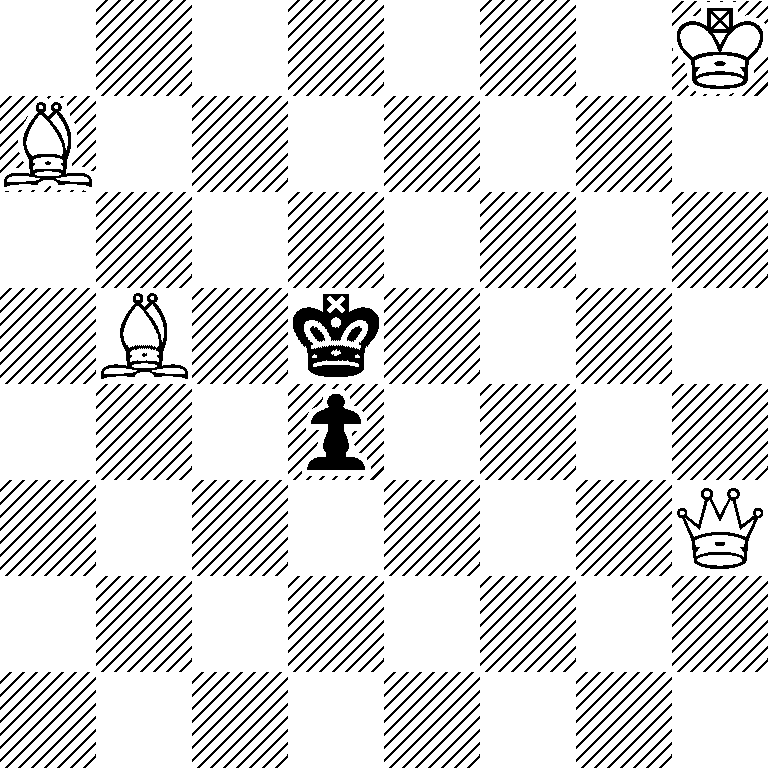 7K/B7/8/1B1k4/3p4/7Q/8/8