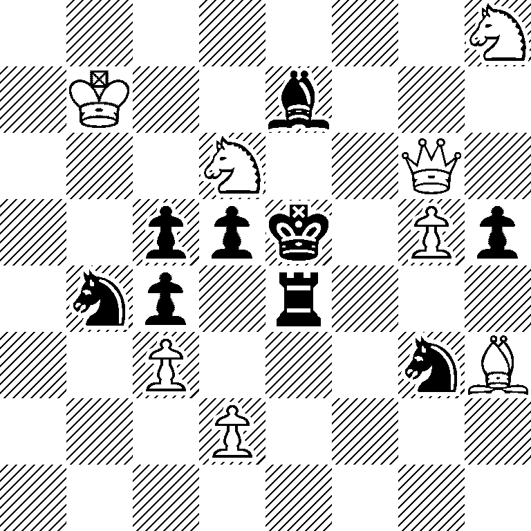 7N/1K2b3/3N2Q1/2ppk1Pp/1np1r3/2P3nB/3P4/8
