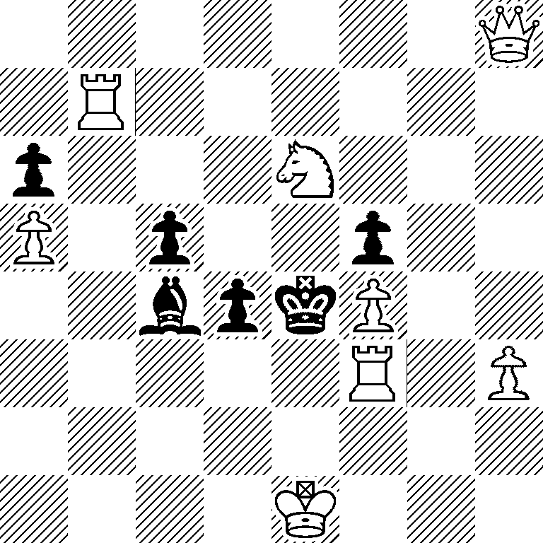 7Q/1R6/p3N3/P1p2p2/2bpkP2/5R1P/8/4K3