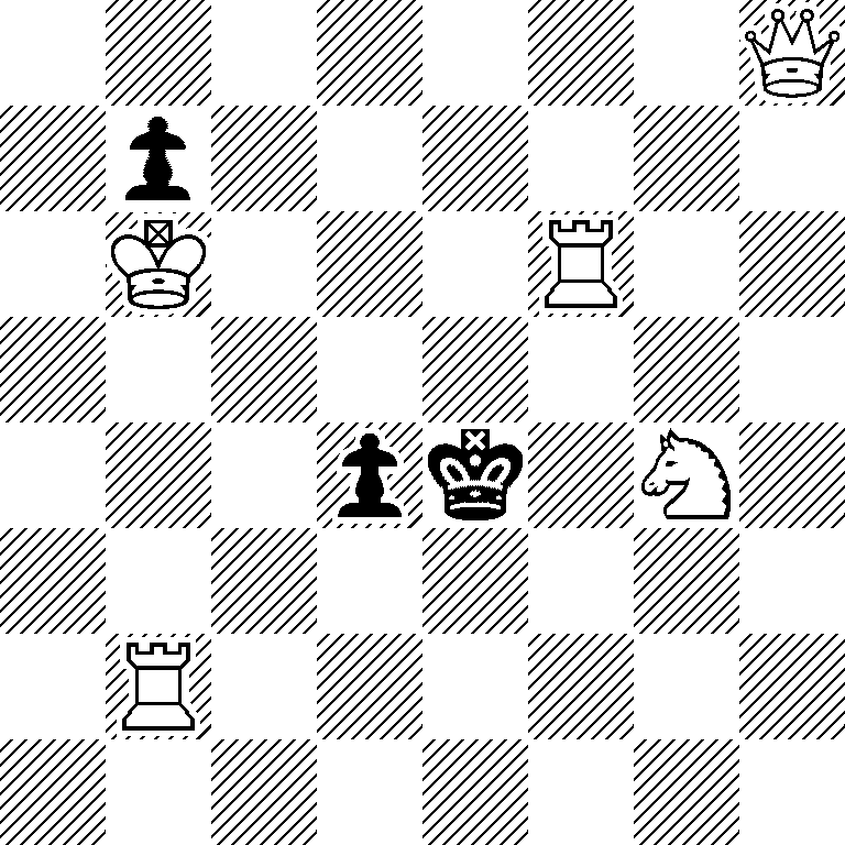 7Q/1p6/1K3R2/8/3pk1N1/8/1R6/8