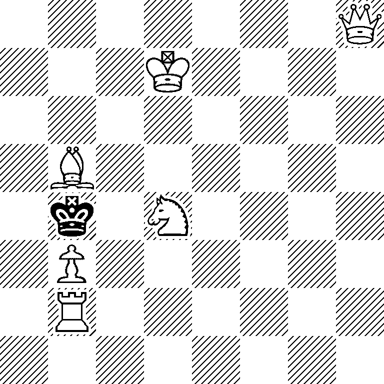 7Q/3K4/8/1B6/1k1N4/1P6/1R6/8