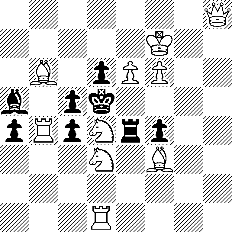 7Q/5K2/1B1pPP2/b1pk4/pRpNrp2/3N1B2/8/3R4