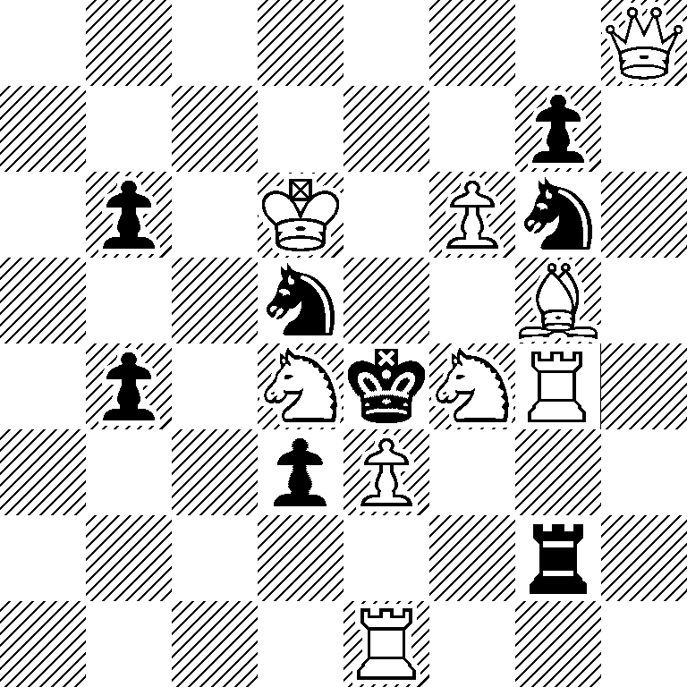 7Q/6p1/1p1K1Pn1/3n2B1/1p1NkNR1/3pP3/6r1/4R3