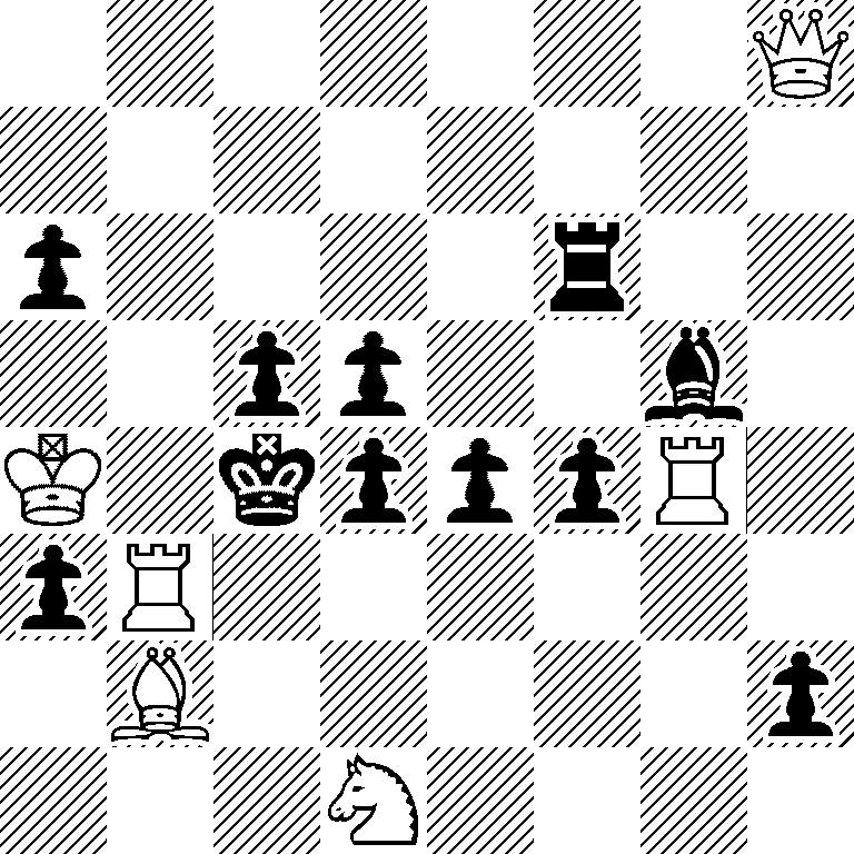 7Q/8/p4r2/2pp2b1/K1kpppR1/pR6/1B5p/3N4