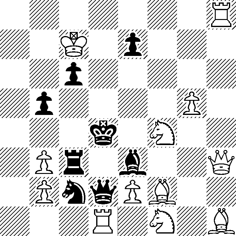 7R/2K1p3/2p5/1p4P1/3k1N2/1Pr1b2Q/1PnqPB2/3R1N1B