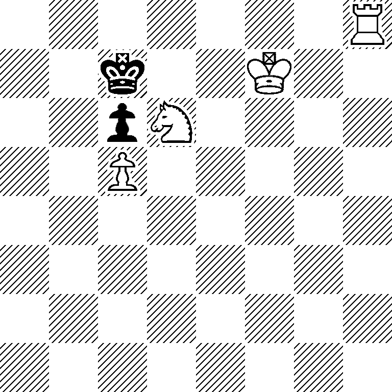 7R/2k2K2/2pN4/2P5/8/8/8/8
