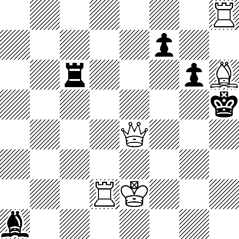 7R/5p2/2r3pB/7k/4Q3/8/3RK3/b7
