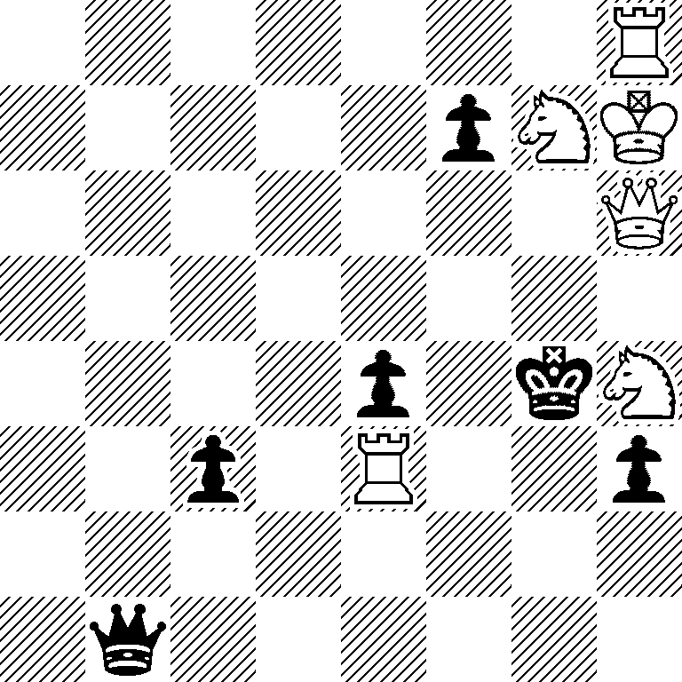 7R/5pNK/7Q/8/4p1kN/2p1R2p/8/1q6