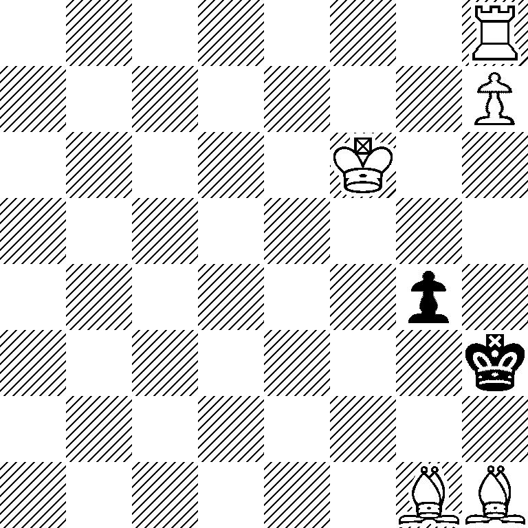 7R/7P/5K2/8/6p1/7k/8/6BB