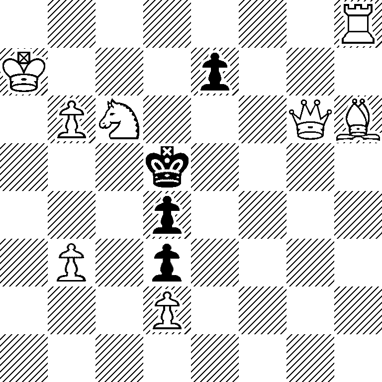 7R/K3p3/1PN3QB/3k4/3p4/1P1p4/3P4/8