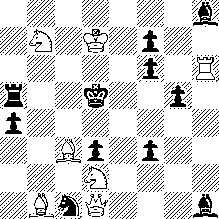 7b/1N1K1p2/5p1R/r2k2p1/p7/2Bp1p2/3N4/1BnQ3b