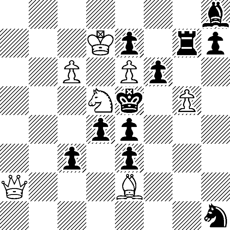 7b/3Kp1rp/2P1Pp2/3Nk1P1/3pp3/2p1p3/Q3B3/7n