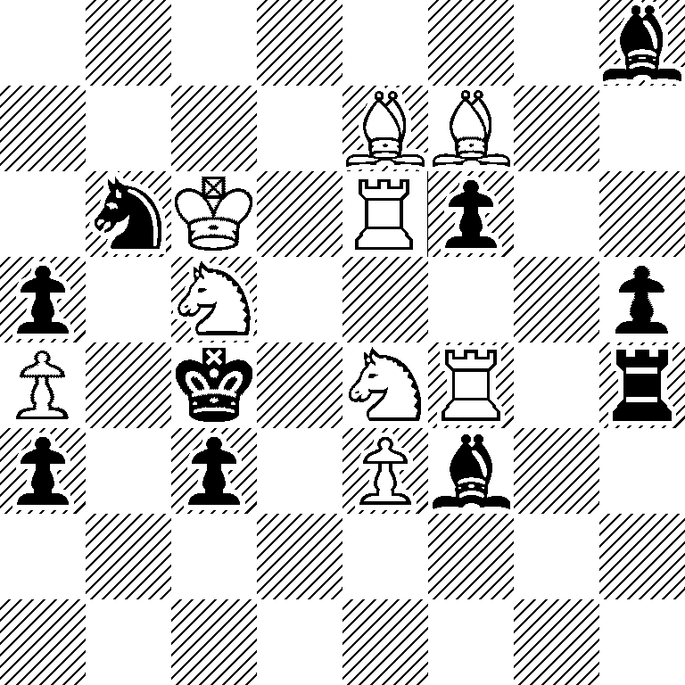 7b/4BB2/1nK1Rp2/p1N4p/P1k1NR1r/p1p1Pb2/8/8