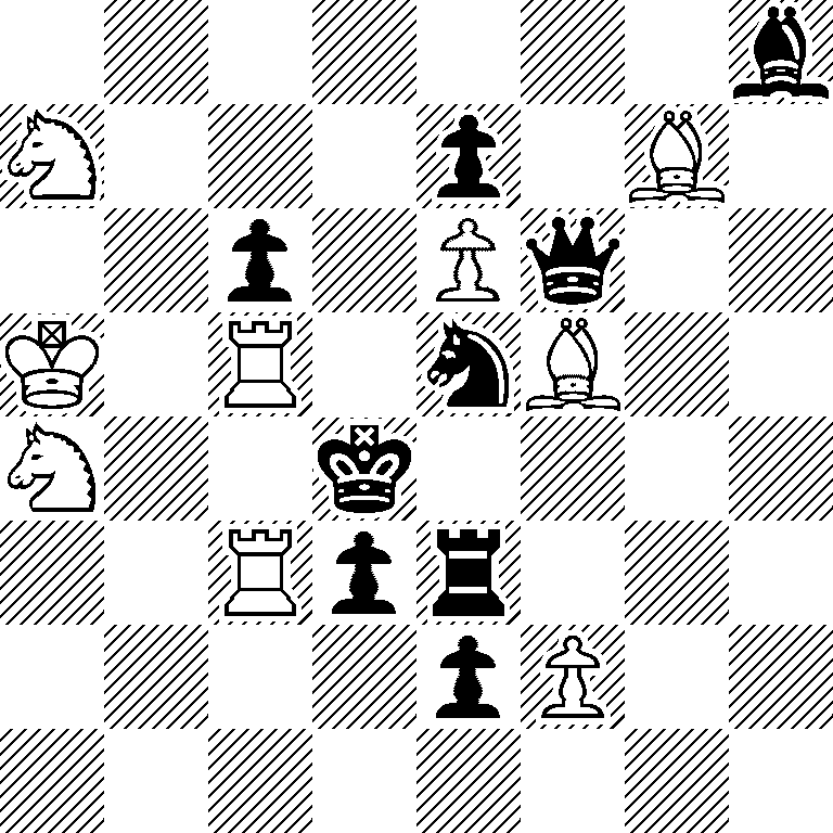 7b/N3p1B1/2p1Pq2/K1R1nB2/N2k4/2Rpr3/4pP2/8