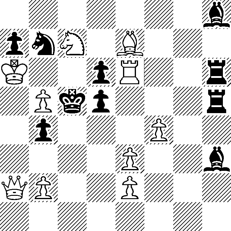 7b/pnN1B3/K2pR2r/1Pkp3r/1p3P2/4P2b/QP2P3/8