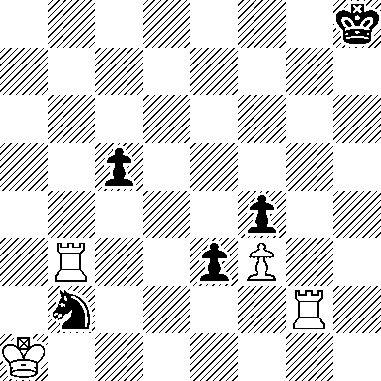 7k/8/8/2p5/5p2/1R2pP2/1n4R1/K7
