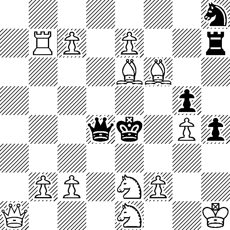 7n/1RP1P2r/4BB2/6p1/3qk1Pp/8/1PP1NP2/Q3N2K