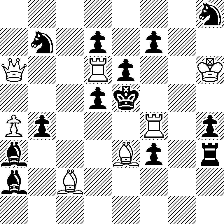 7n/1n1p1p2/Q2Rp2K/3pk3/Pp3R1p/b3Bp1r/b1B5/8