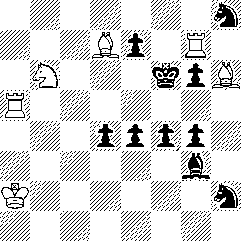 7n/3Bp1R1/1N3kpB/R7/3pppp1/6b1/K6n/8