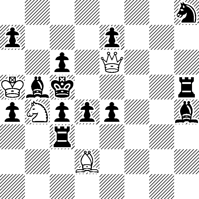 7n/p3p3/2p1Q3/Kbk4r/pNppp2b/2r5/3B4/8