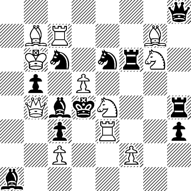 7q/1BR3B1/1Kn1nrN1/1p1P4/1QbkN2r/2p1R2p/2P2P2/b7