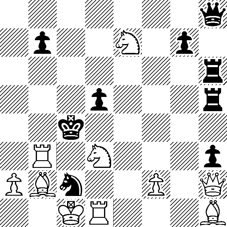 7q/1p2N1p1/7r/3p3r/2k5/1R1N3p/PBn2P1Q/2KR3B