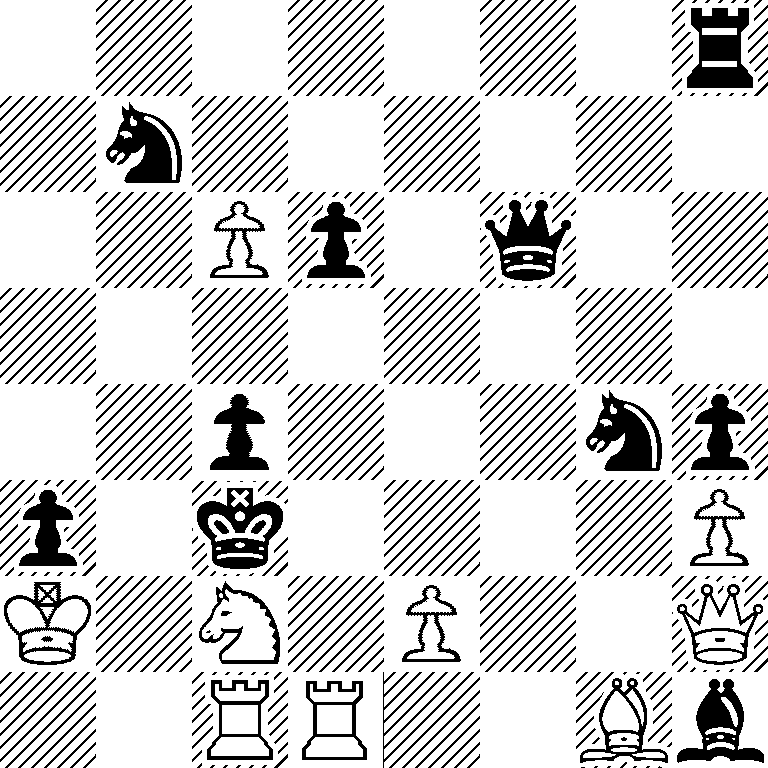 7r/1n6/2Pp1q2/8/2p3np/p1k4P/K1N1P2Q/2RR2Bb