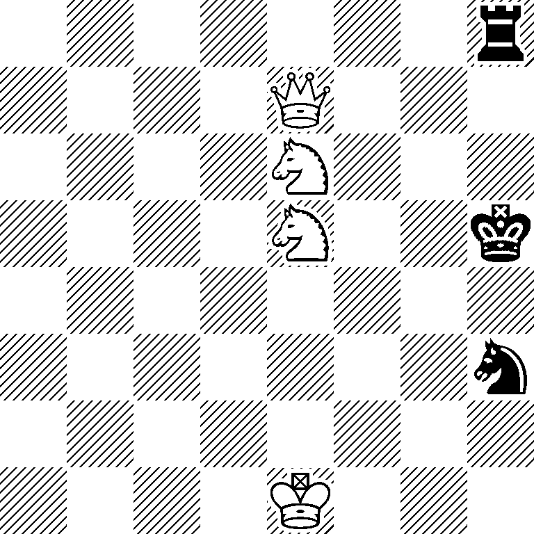7r/4Q3/4N3/4N2k/8/7n/8/4K3