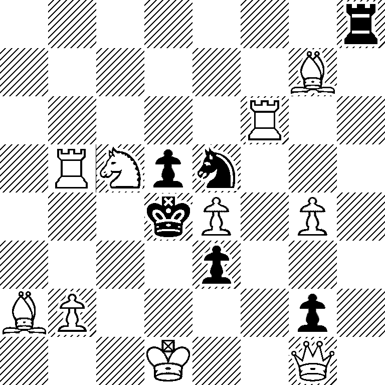 7r/6B1/5R2/1RNpn3/3kP1P1/4p3/BP4p1/3K2Q1