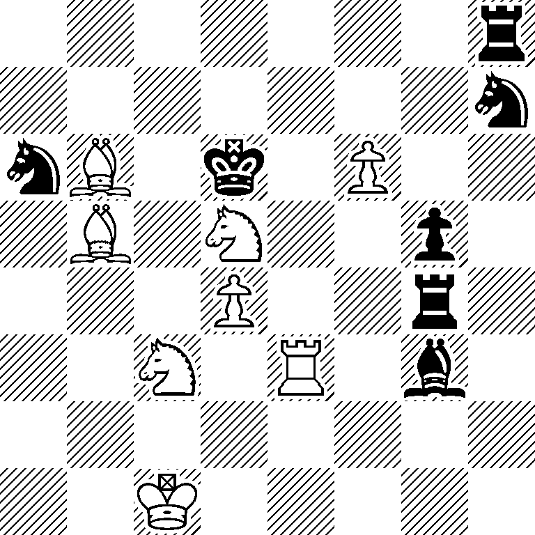 7r/7n/nB1k1P2/1B1N2p1/3P2r1/2N1R1b1/8/2K5