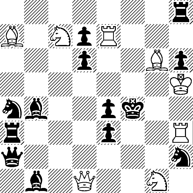 7r/B1NpR3/3p2Bp/7K/nb2pk2/r3p2R/q6n/1b1Q2N1