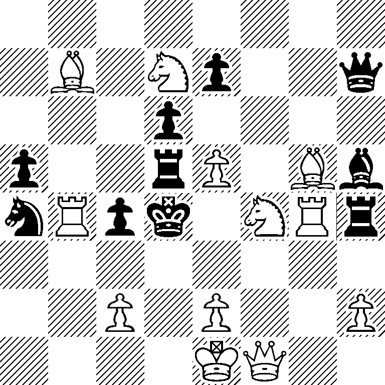 8/1B1Np2q/3p4/p2rP1Bb/nRpk1NRr/8/2P1P2P/4KQ2