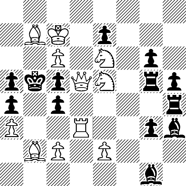 8/1BK1p3/2P1N1p1/pkpQN1rp/p1p4r/P2R2pb/1BP1P3/6b1